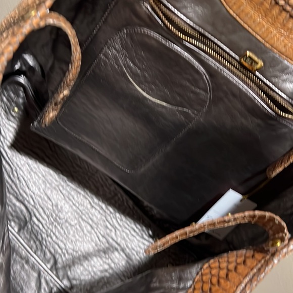 Leyla Exotic Skin Shoulder Tote - Picture 9 of 14